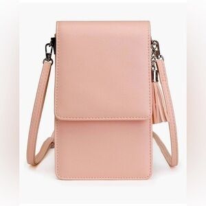 Pink Crossbody Cell Phone Purse